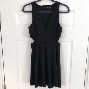 Express Black Cutout Dress